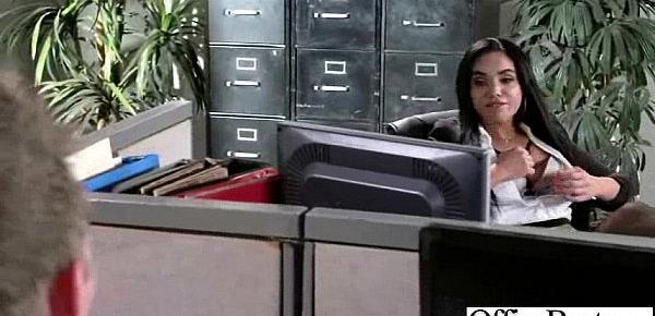  Big Melon Tits Worker Girl Fucks In Office clip-28